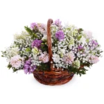 Корзина с цветами Ласковая заря